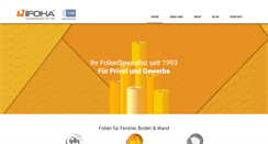 Desktop Screenshot of ifoha.de